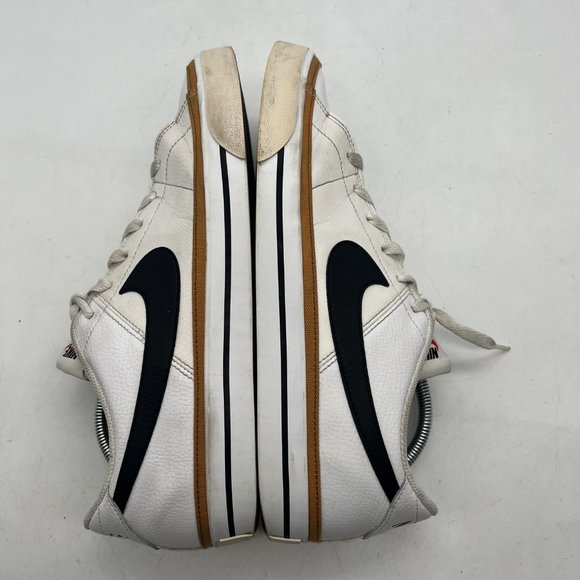 Nike Court Legacy Men’s Size 11 Sneakers CU4150-102 White Leather - Picture 9 of 10